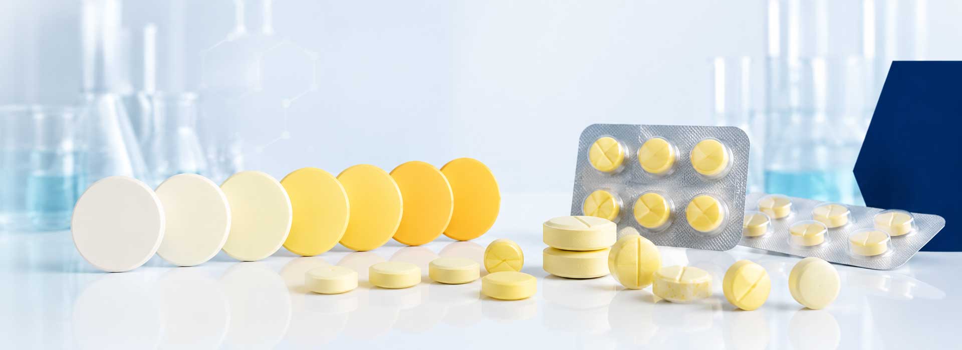 pharmaceutical tablet colors, yellow pharmaceutical tablet colors, pharma yellow tablet shades, tablet coating yellow colors, pharmaceutical yellow colorants,