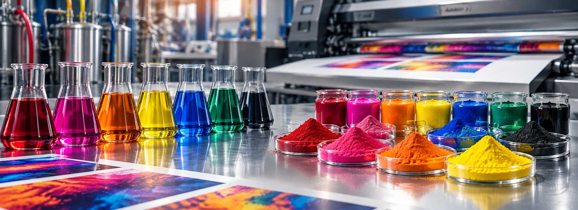 inkjet ink dyes pigments, water soluble inkjet ink, pigment colors for inkjet ink, inkjet ink colour range