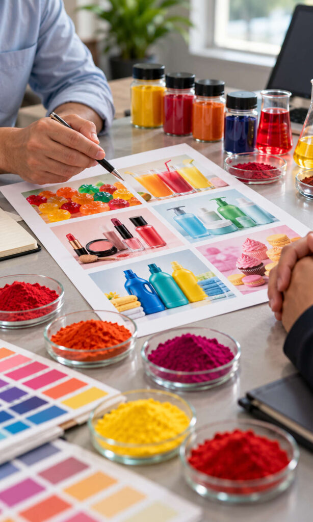 colour sample, colour manufcaturer,