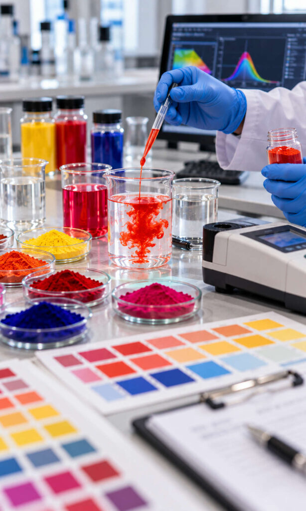 Sample test, Pigment testing,